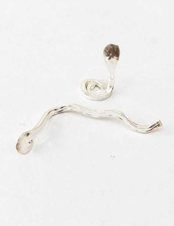 Pure Silver Naag Nagin Pair